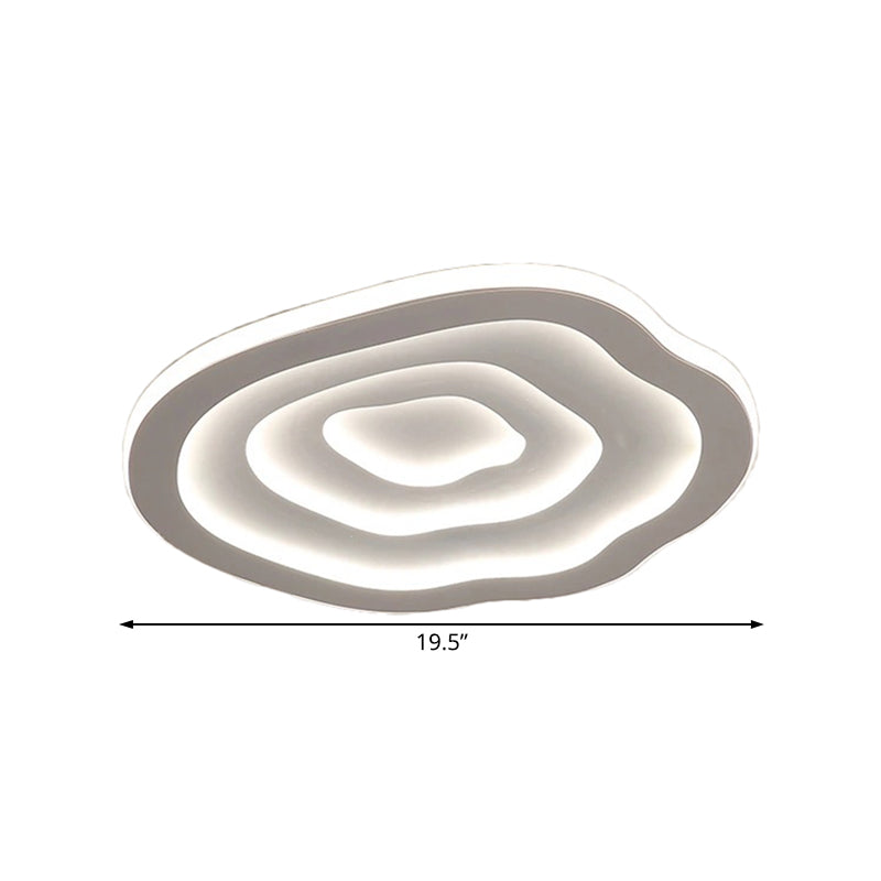 Lampe Plafonnier Ondulée | Éclairage LED Blanc Chaud et Froid
