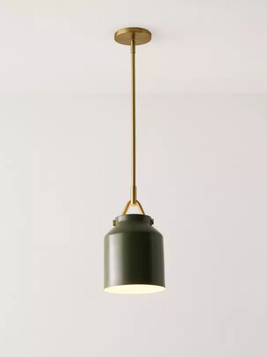 Suspension Nordique Métal Minimaliste Verre Dépoli