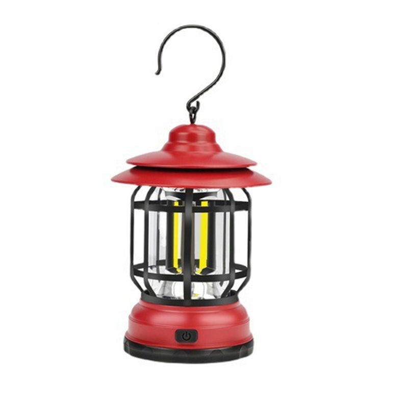 Lampe Camping Rétro LED Portable – Recharge USB