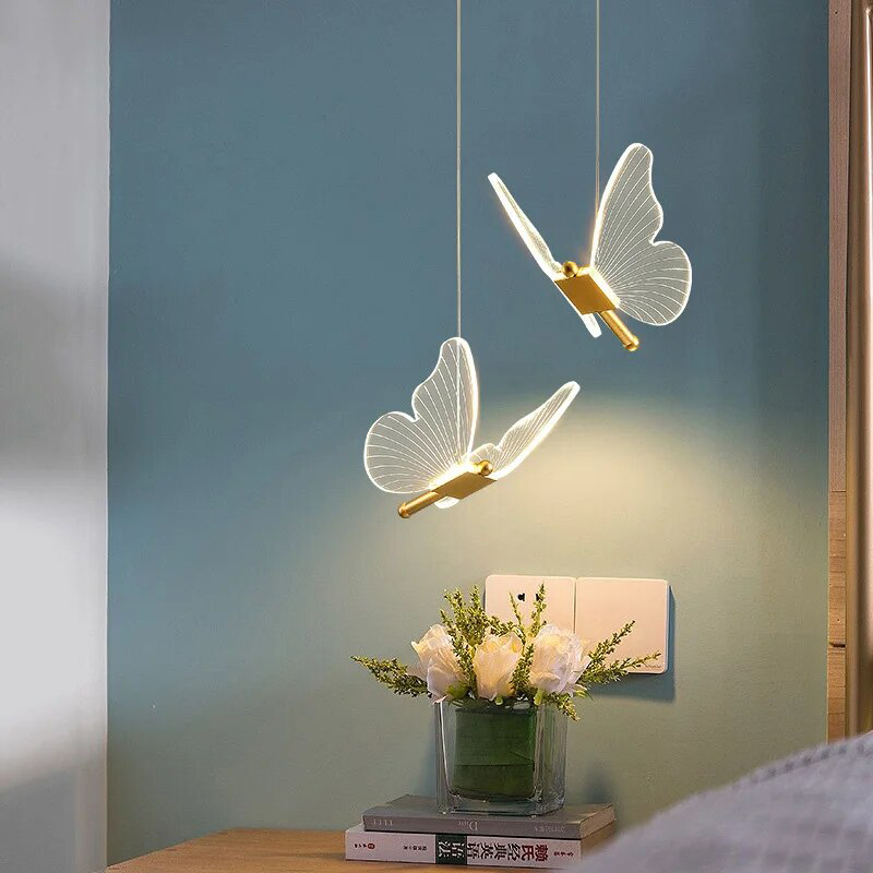 Lampe à suspendre en Forme de Papillon Apportez une Touche Magique à Votre Intérieur