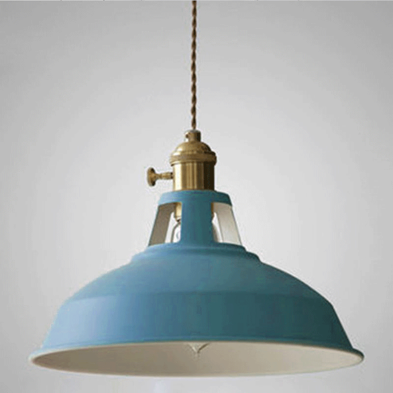 Suspension Industrielle Rétro en Métal 1 Lampe – Parfaite pour Restaurant