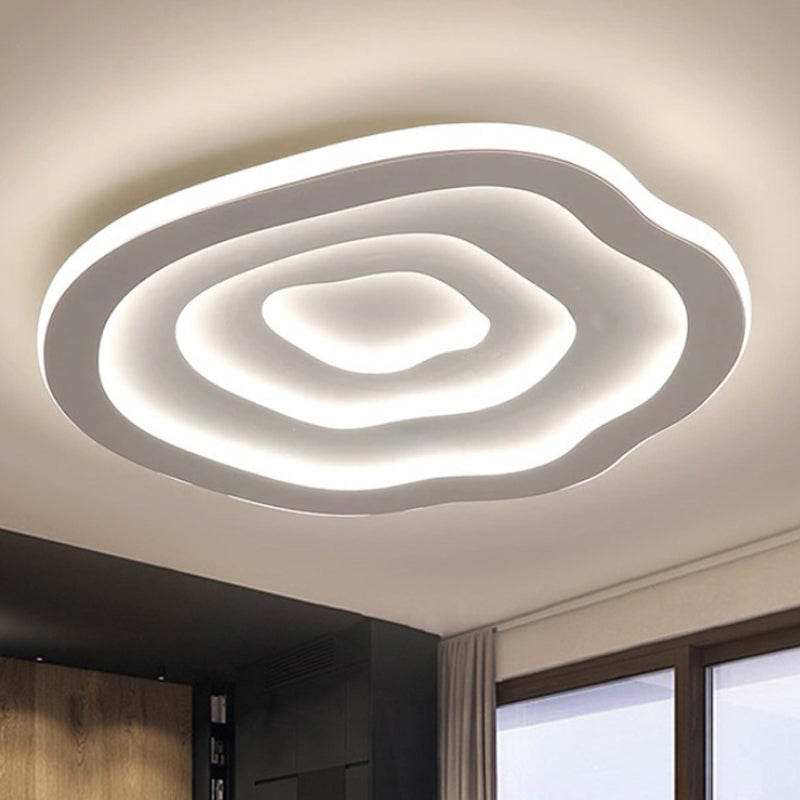 Lampe Plafonnier Ondulée | Éclairage LED Blanc Chaud et Froid
