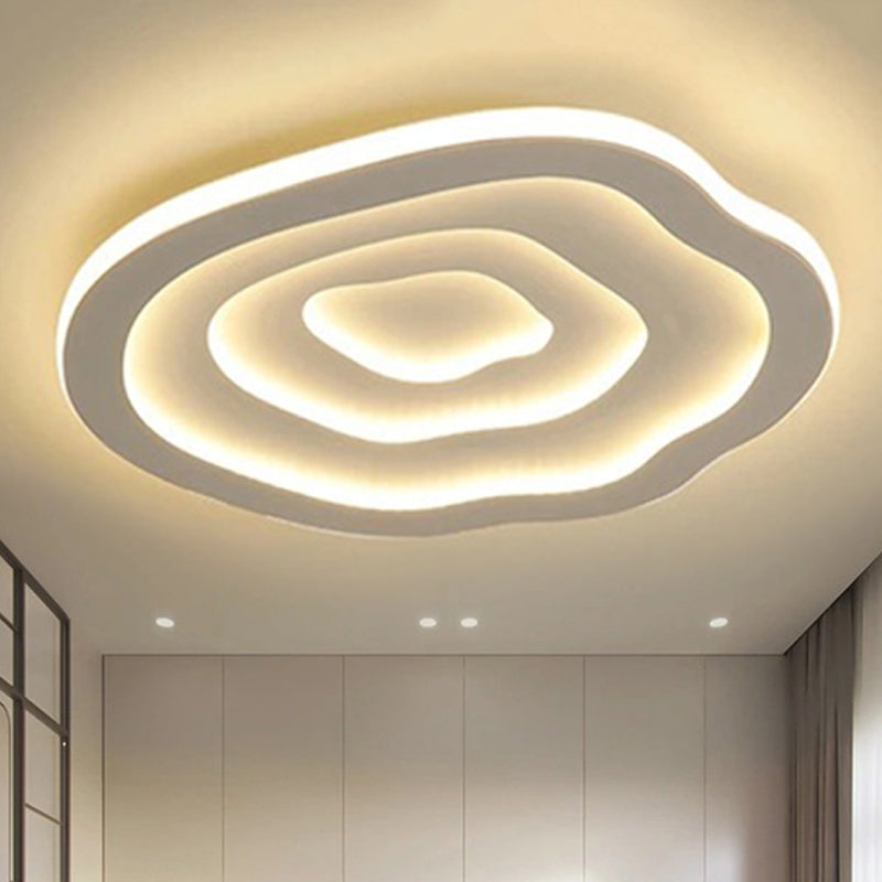 Lampe Plafonnier Ondulée | Éclairage LED Blanc Chaud et Froid