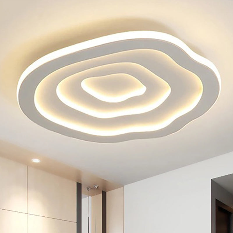 Lampe Plafonnier Ondulée | Éclairage LED Blanc Chaud et Froid