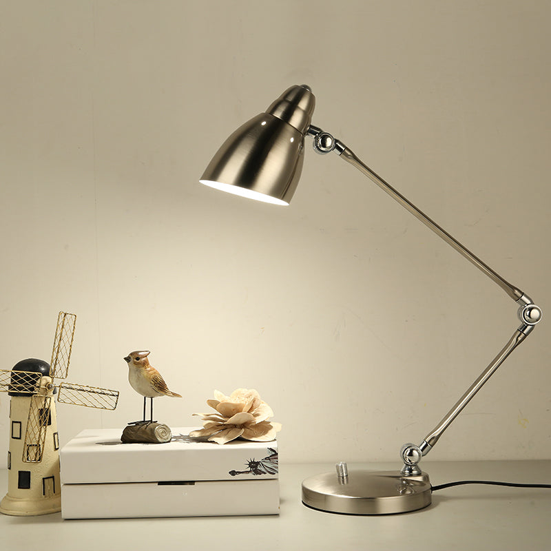 Lampe de Bureau Métal à Bras Articulé Industriel