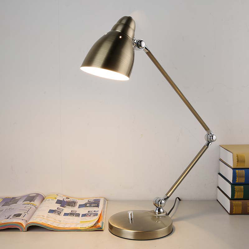 Lampe de Bureau Métal à Bras Articulé Industriel