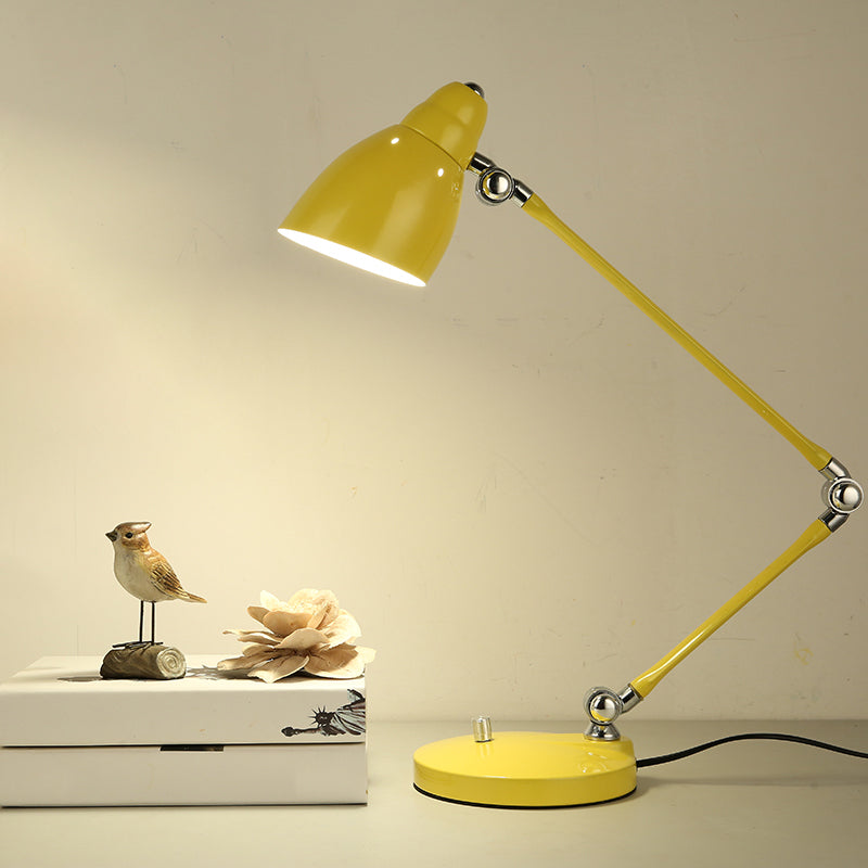Lampe de Bureau Métal à Bras Articulé Industriel