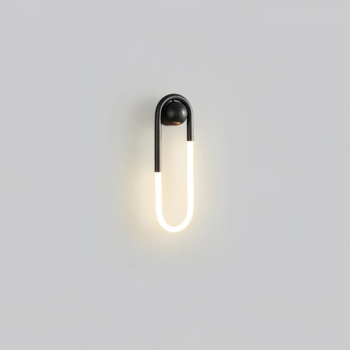 Applique Murale Boucle LED – Laiton ou Noir Moderne