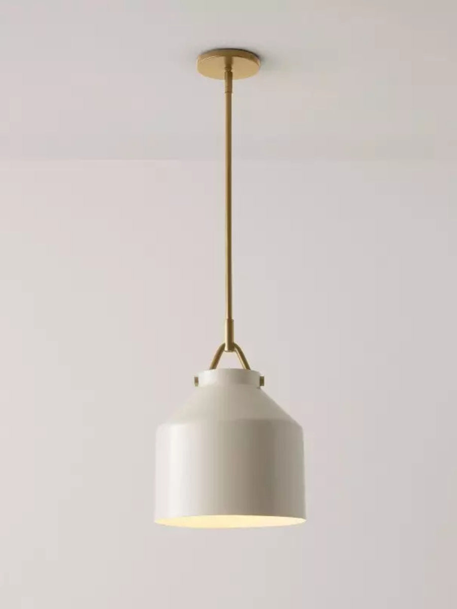 Suspension Nordique Métal Minimaliste Verre Dépoli