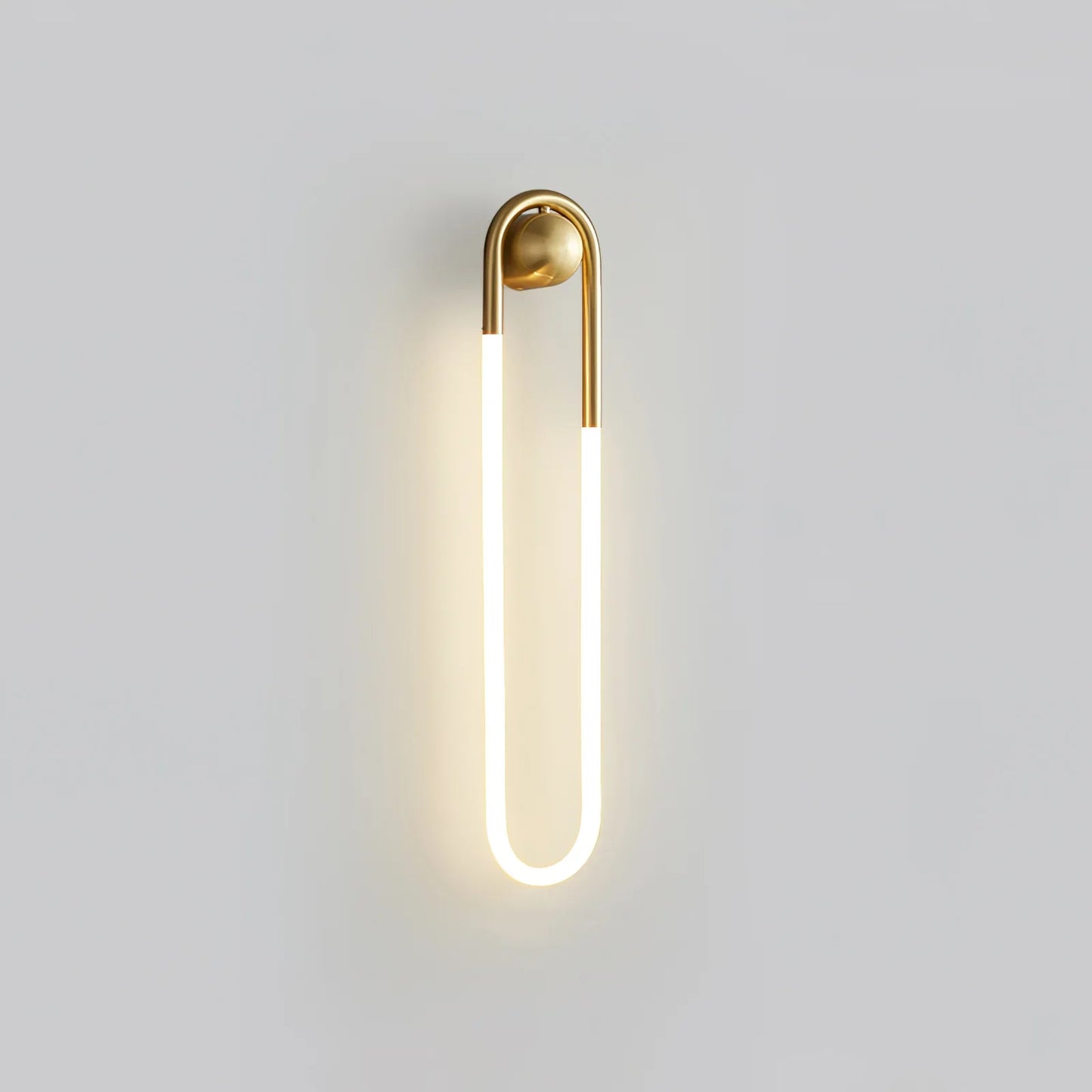 Applique Murale Boucle LED – Laiton ou Noir Moderne