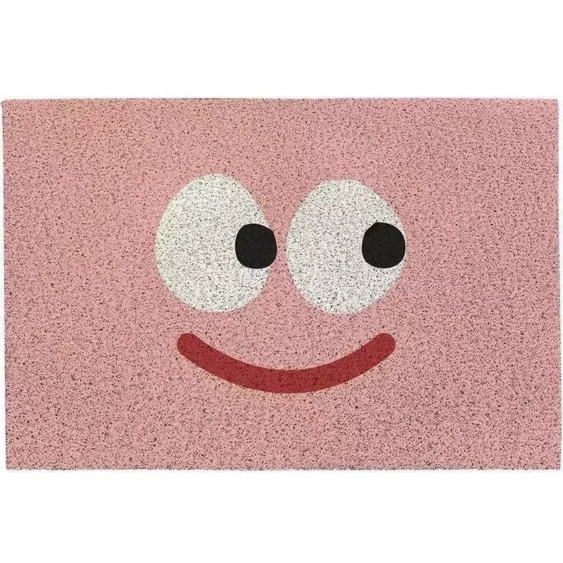 Paillasson Emoji Humeur, Antidérapant, 3 Tailles, Polyester