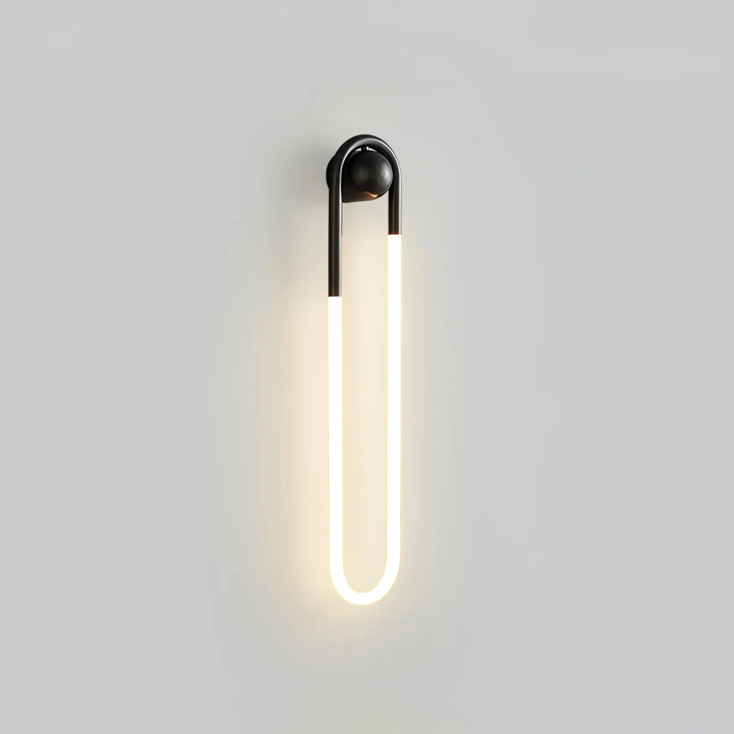 Applique Murale Boucle LED – Laiton ou Noir Moderne