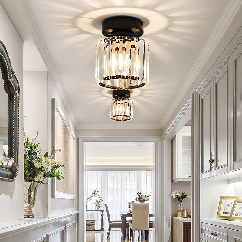 Plafonnier Moderne 1 Lumière | Éclairage Élégant pour Couloir