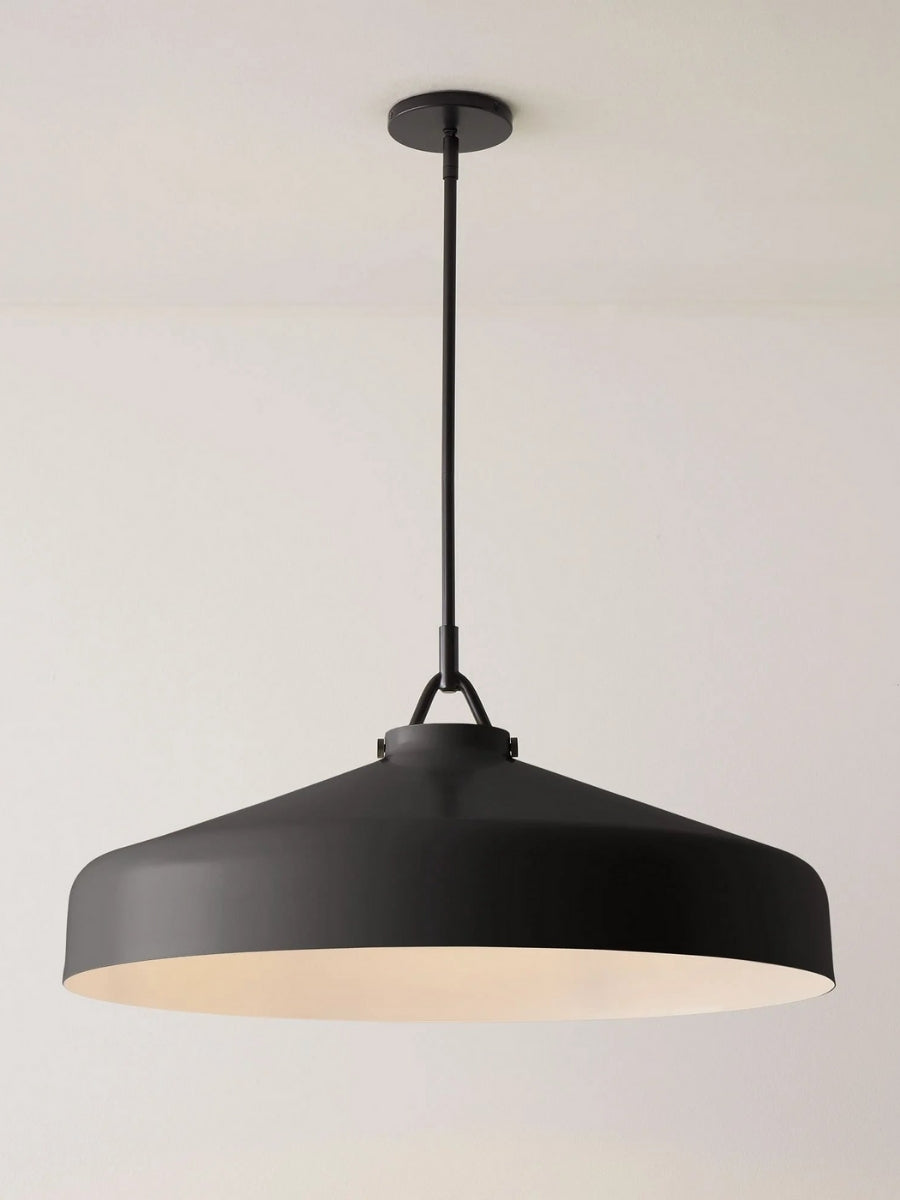 Suspension Nordique Métal Minimaliste Verre Dépoli