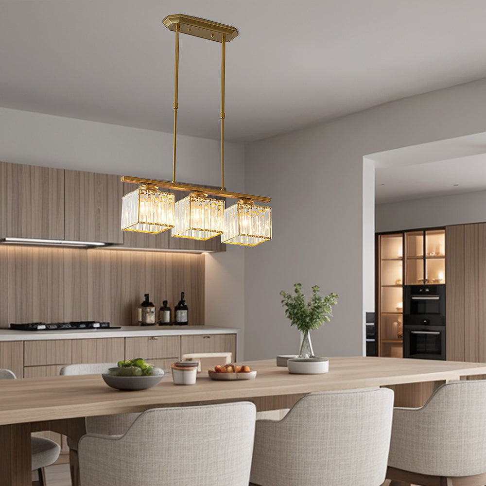 Lampes Suspendues Nordic | Designer à Multi-Têtes en Verre pour Îlot
