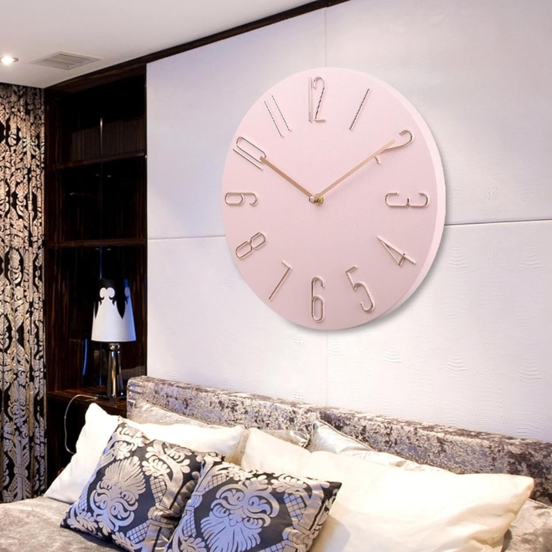 Horloge Murale Élégante Kiklos – Design Coloré et Silencieux pour une Déco Moderne