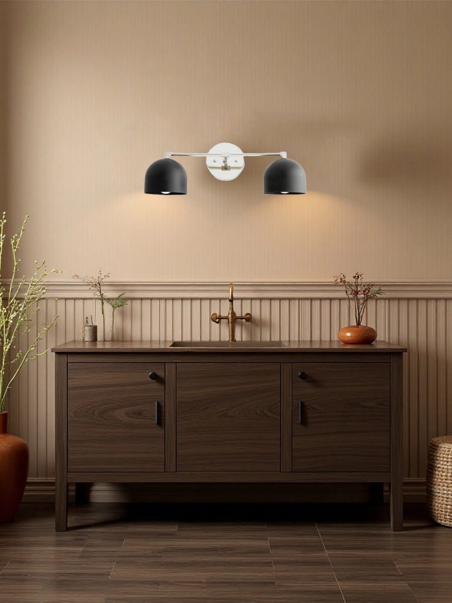 Applique Murale Laiton Style Vintage pour Salle de Bain
