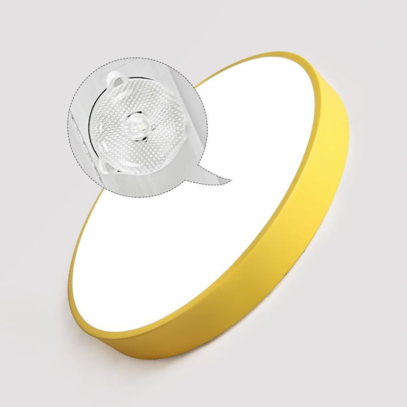 PastelRing | Lampe Plafond Ronde Ultra-Plate au Design Moderne