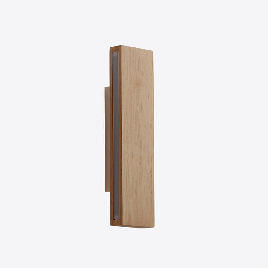 Applique LED Bois Pivotante Design Japonais Moderne