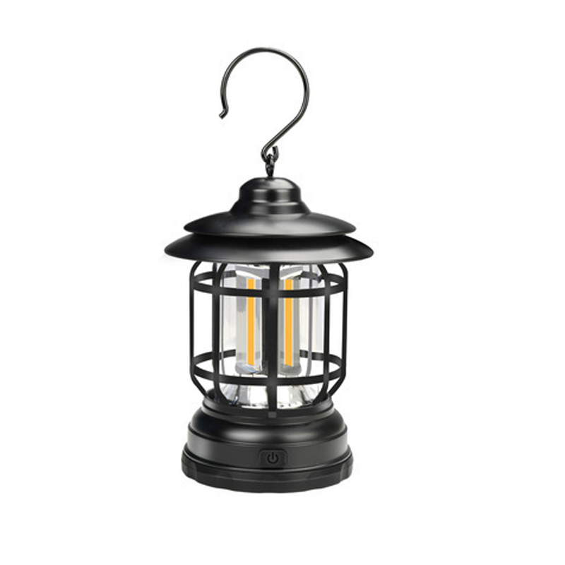 Lampe Camping Rétro LED Portable – Recharge USB