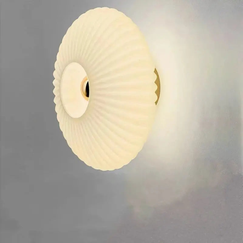 Applique Murale Verre Trempé, Design Rond, Ø25–35cm