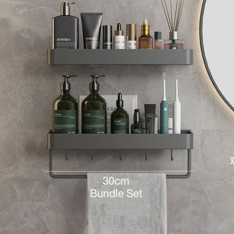 Étagère Murale Élégante pour Salle de Bain