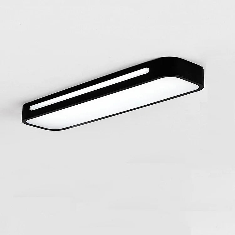 Plafonnier LED Long Minimaliste Nordique Salon/Chambre