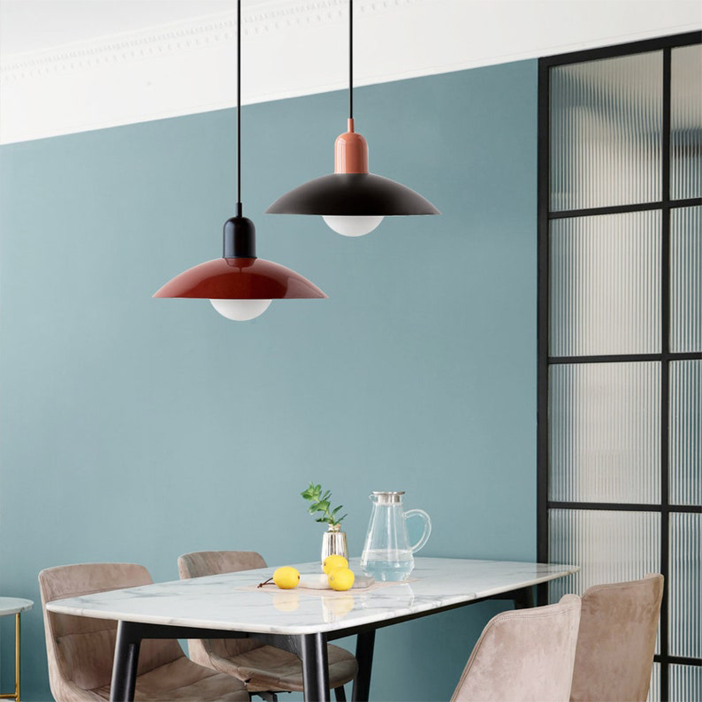 Macaron | Suspension Bauhaus en Verre Coloré – Éclairage Élégant et Moderne