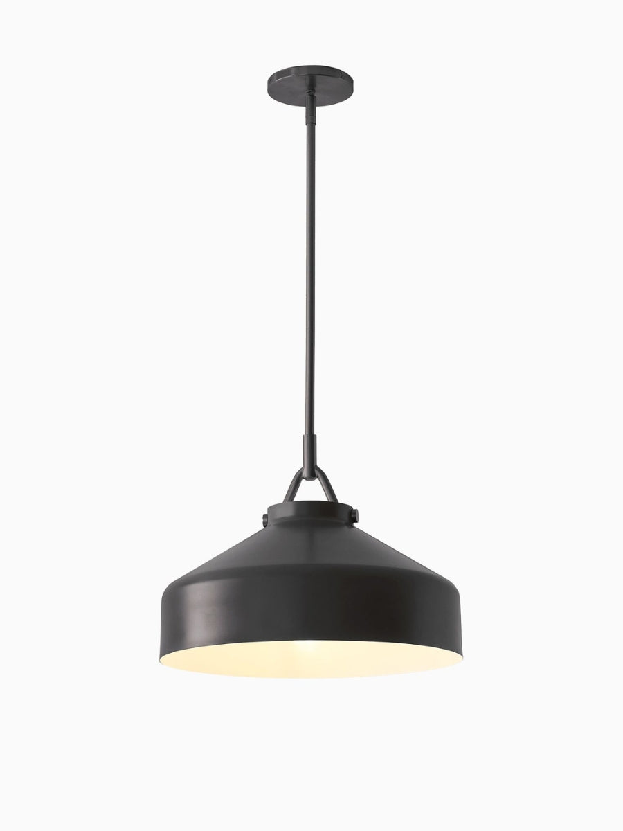 Suspension Nordique Métal Minimaliste Verre Dépoli