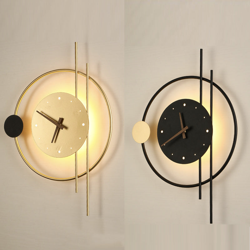 LumiClock – Horloge Murale LED Design pour une Décoration Moderne et Éclairage Ambiant
