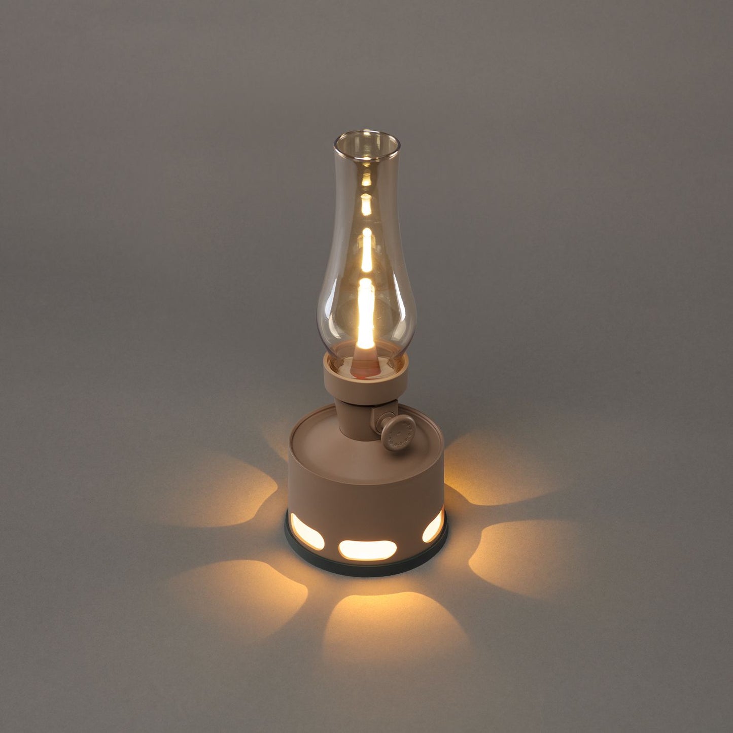 Lanterne Vintage LED Rechargeable avec Souffle Extincteur