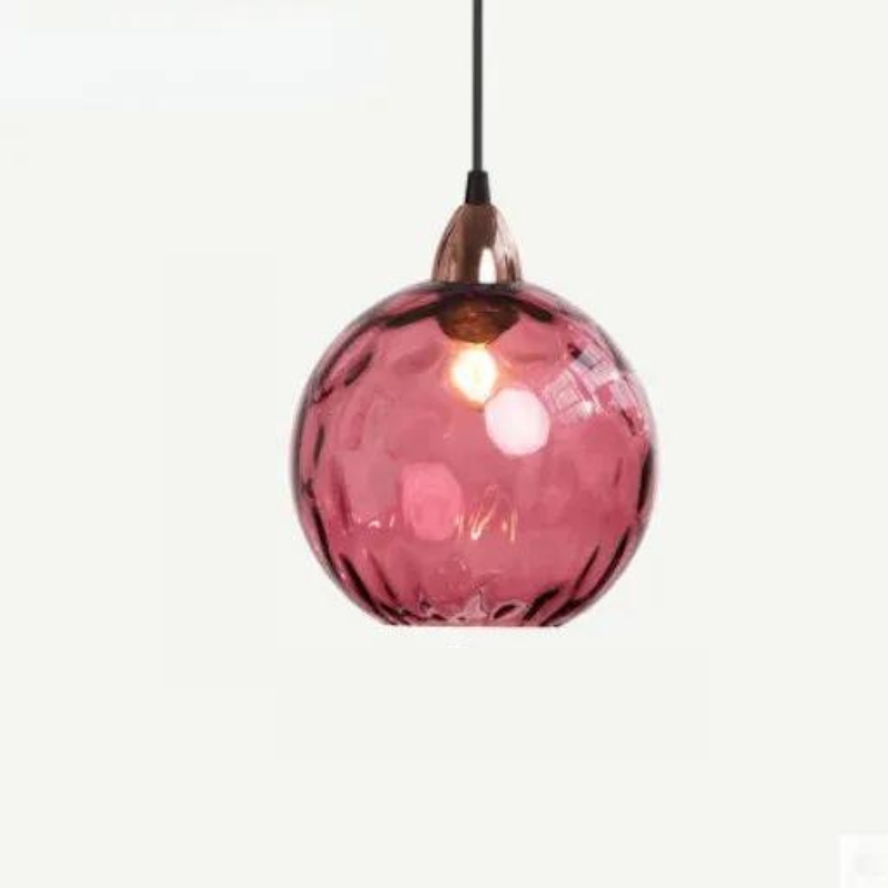 LumièreVerre | Suspension en Verre Sphérique | Éclairage Élégant et Moderne