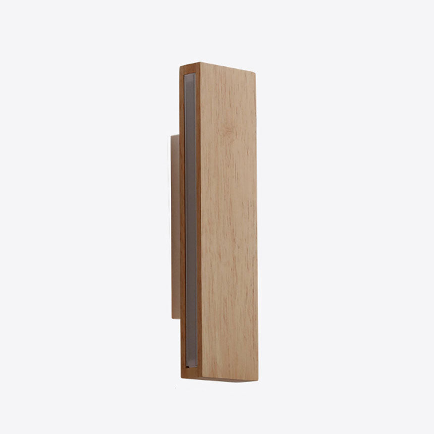 Applique LED Bois Pivotante Design Japonais Moderne