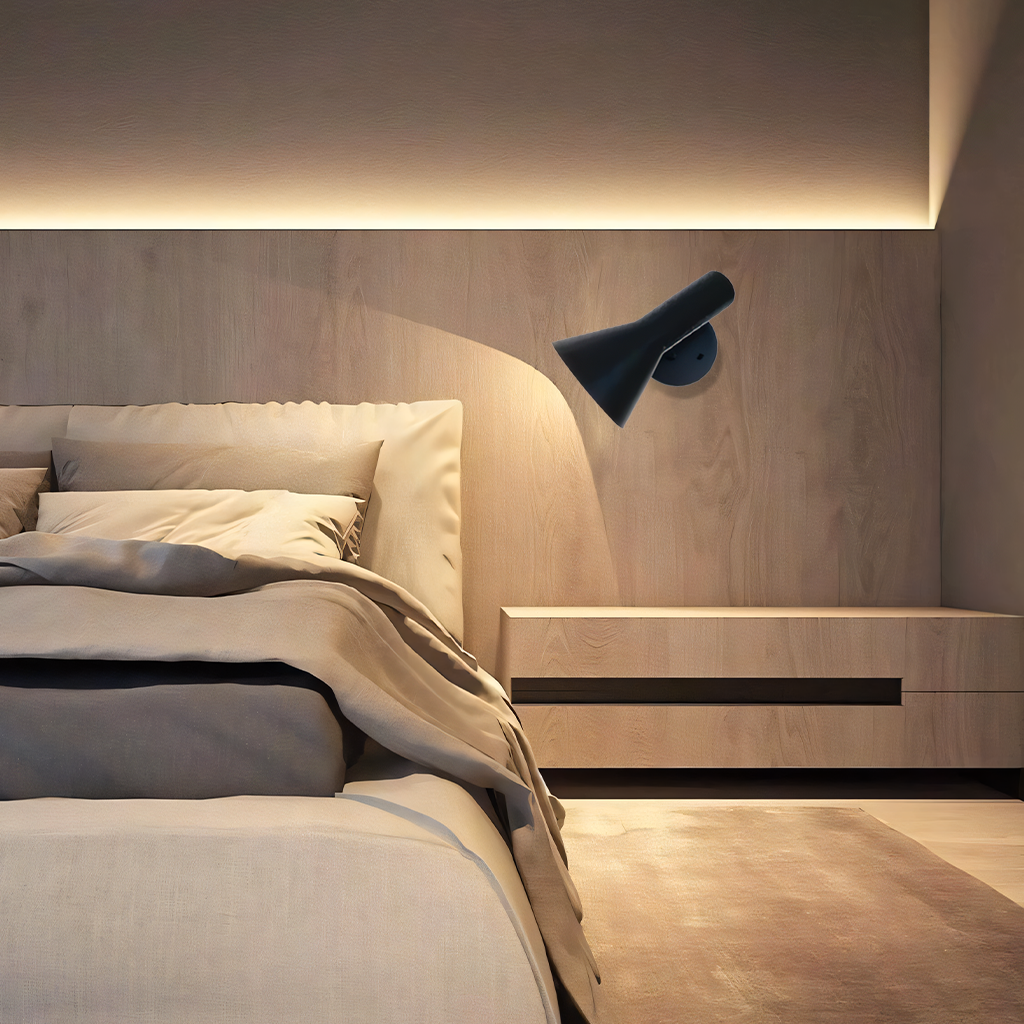 Applique Murale Géométrique Pessoa – Design Minimaliste et Éclairage Directionnel