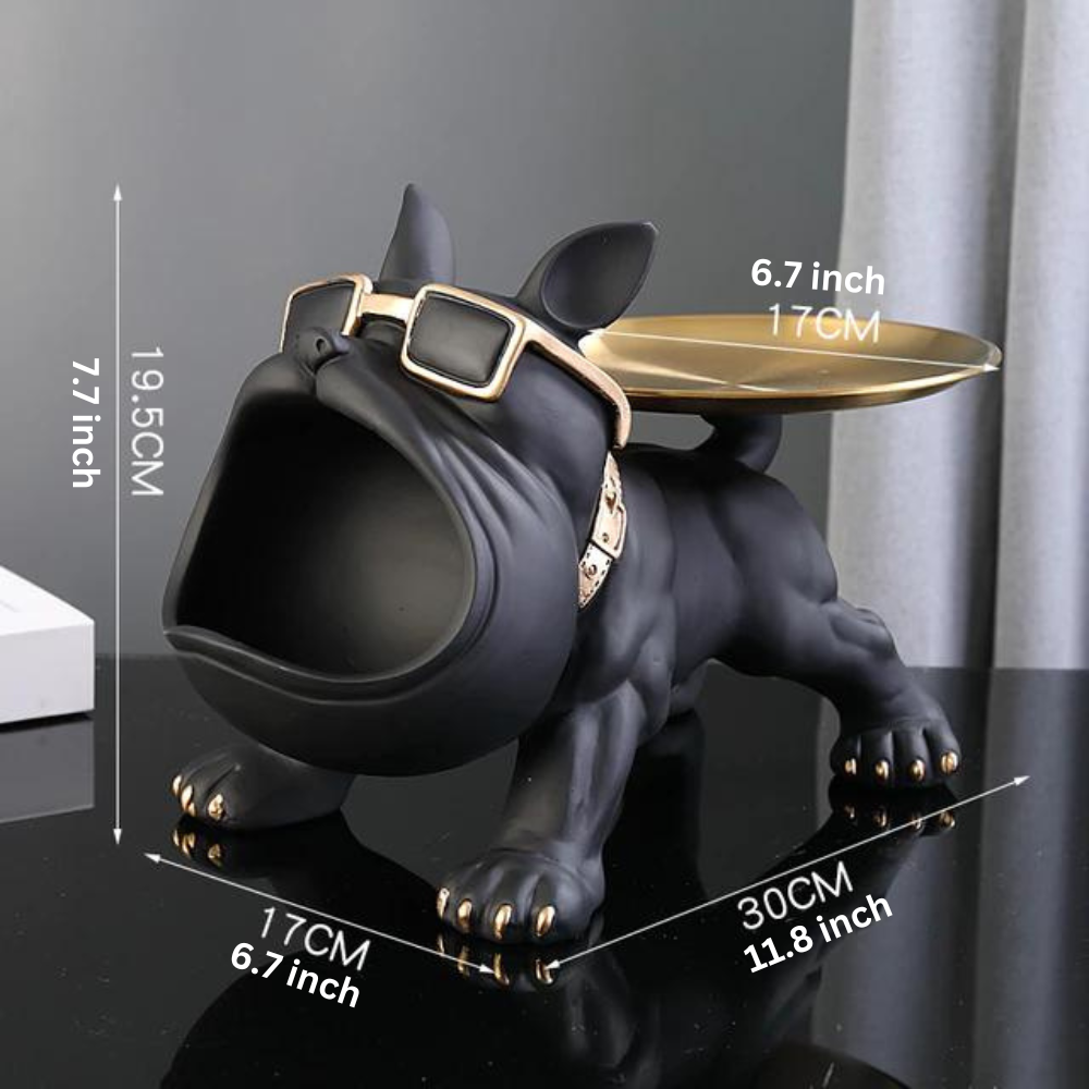 Panier de Rangement et Plateau Bodybuilder Bulldog | Design Original et Pratique