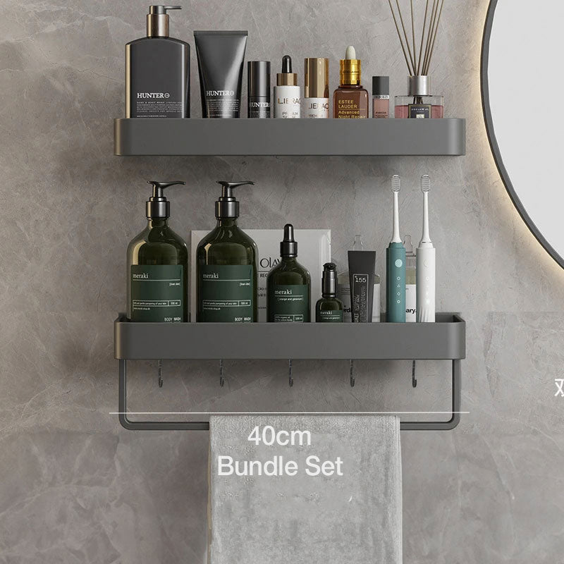 Étagère Murale Élégante pour Salle de Bain