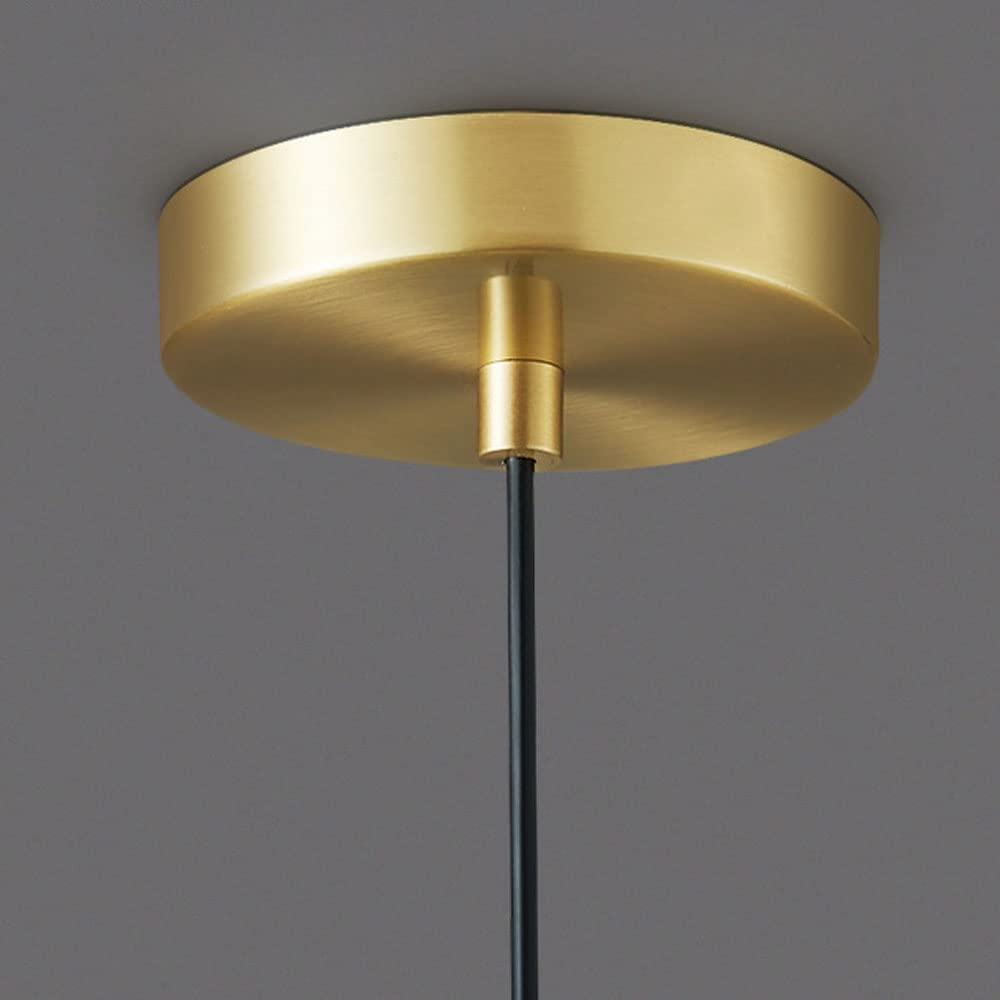 Suspension LED Design Nordique en Fer Doré