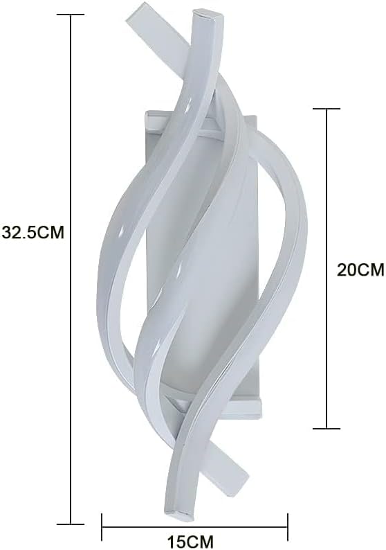 Applique Murale LED 22W Moderne Design en Spirale