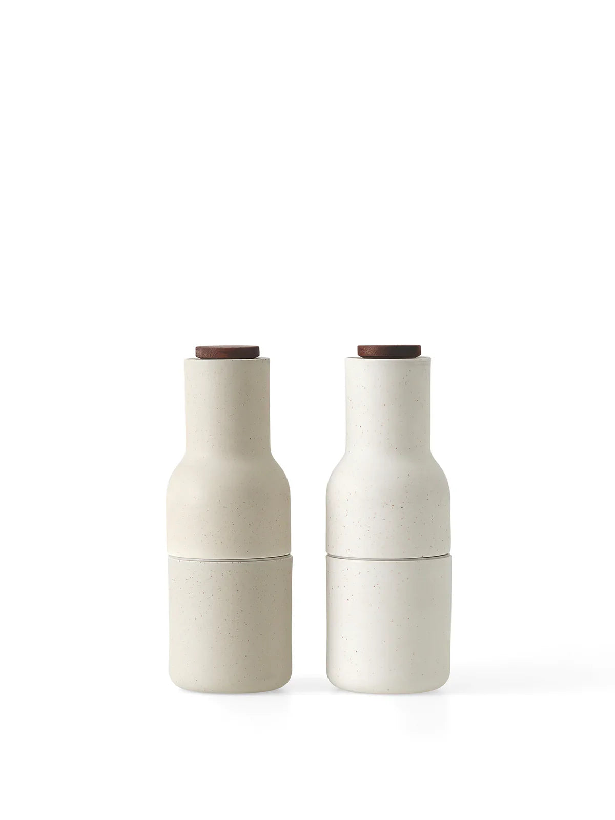 Moulin à Épices en Forme de Bouteille – Set de 2 pour Sel et Poivre avec Mécanisme Céramique
