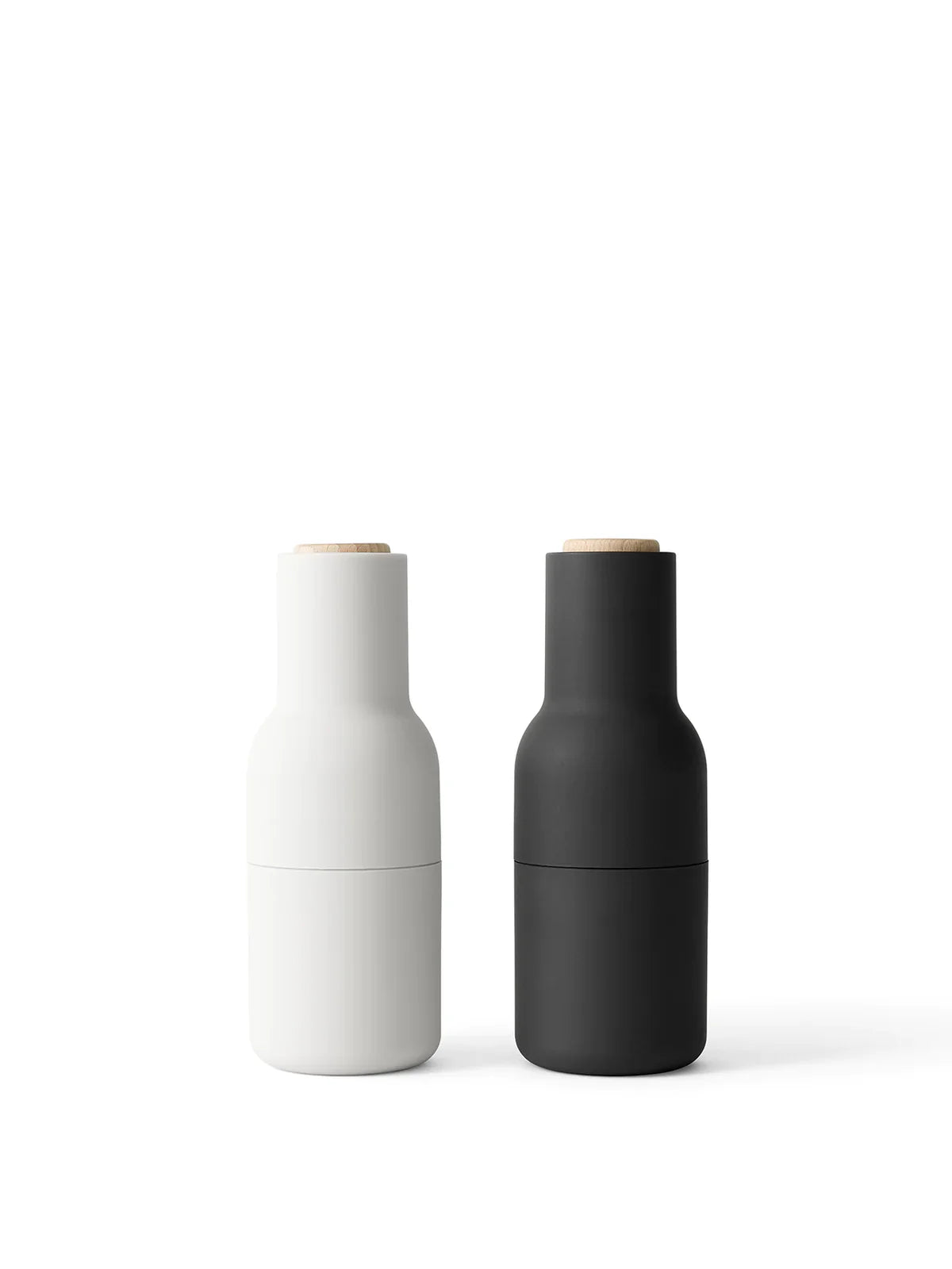 Moulin à Épices en Forme de Bouteille – Set de 2 pour Sel et Poivre avec Mécanisme Céramique