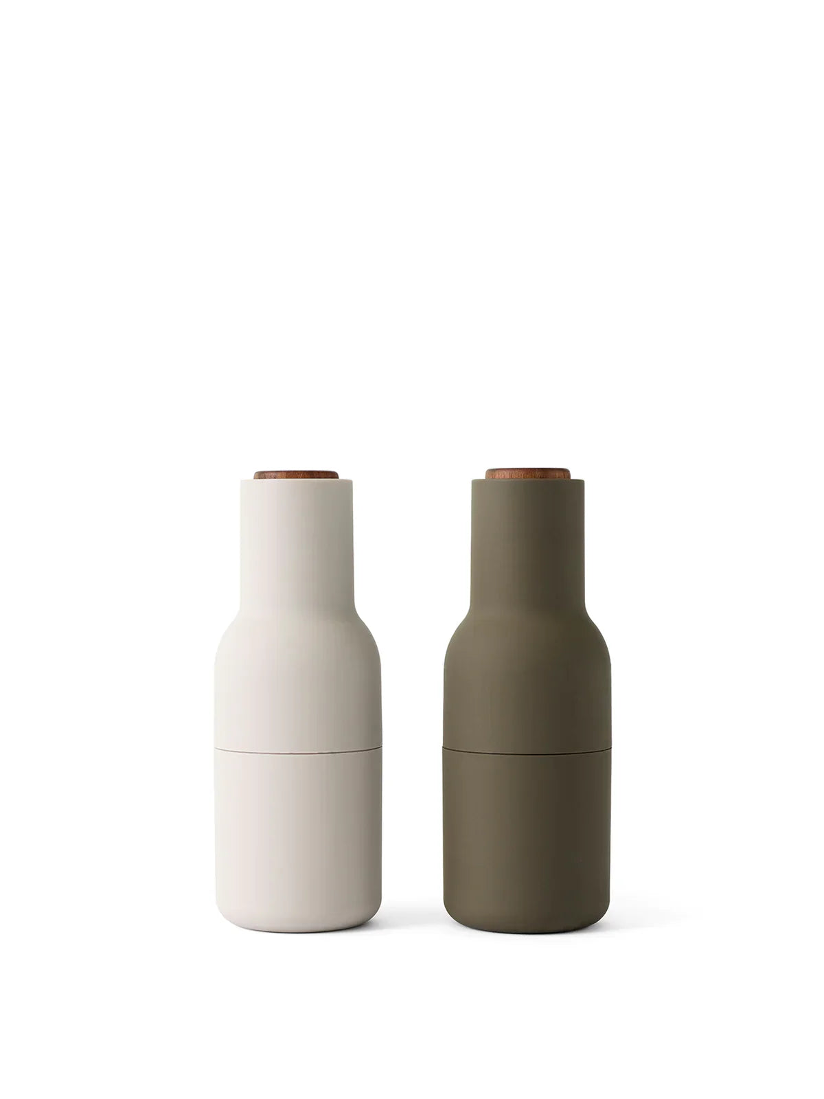 Moulin à Épices en Forme de Bouteille – Set de 2 pour Sel et Poivre avec Mécanisme Céramique