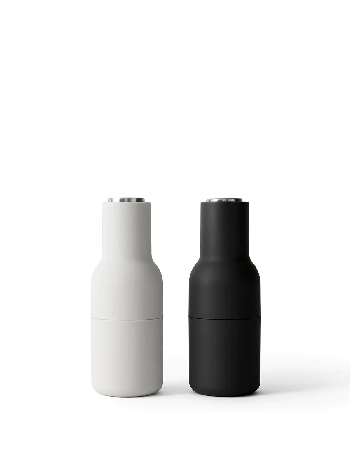 Moulin à Épices en Forme de Bouteille – Set de 2 pour Sel et Poivre avec Mécanisme Céramique