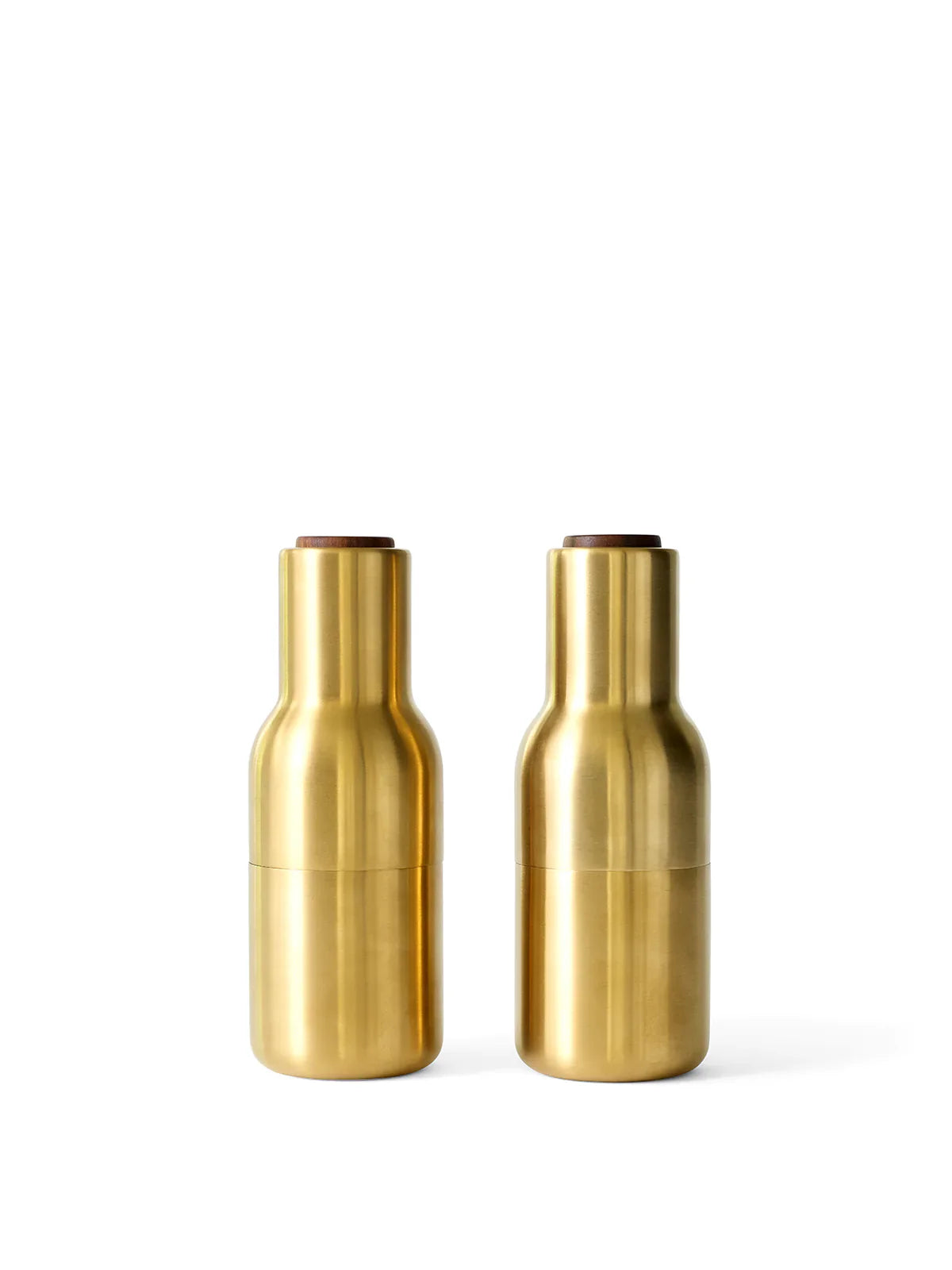 Moulin à Épices en Forme de Bouteille – Set de 2 pour Sel et Poivre avec Mécanisme Céramique