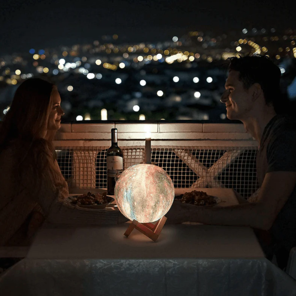 Galaxy Moon Lamp | Lampe Lune Galaxie