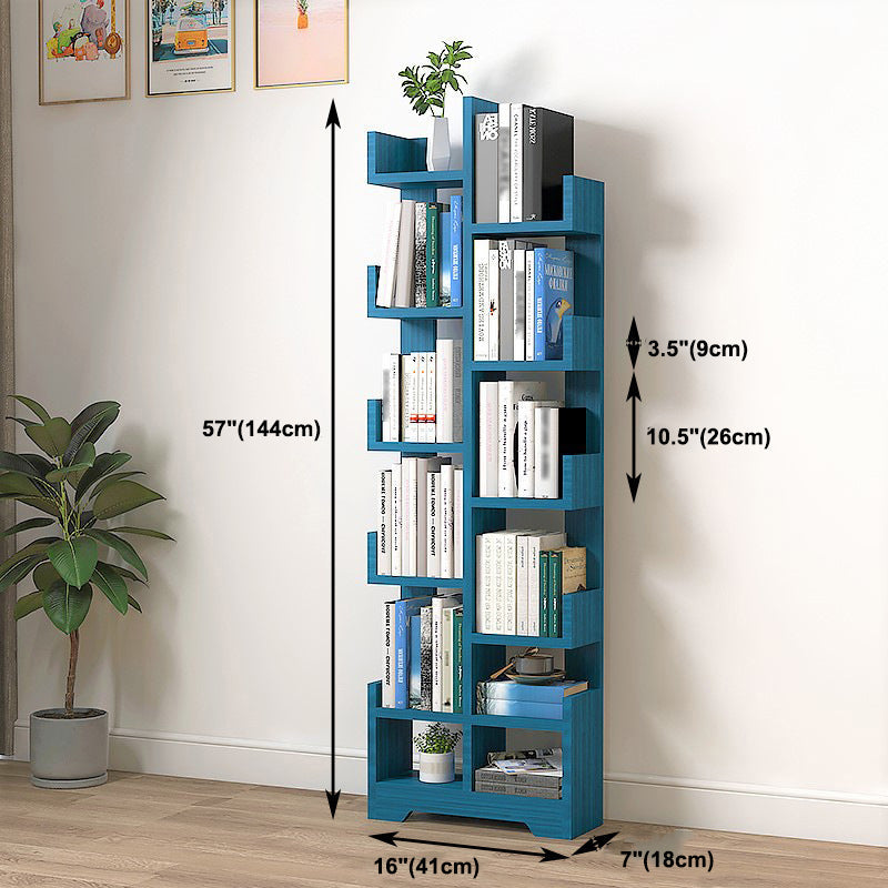 Étagère Géométrique Bois Scandinave Verticale