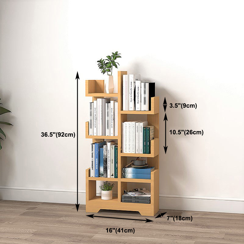 Étagère Géométrique Bois Scandinave Verticale