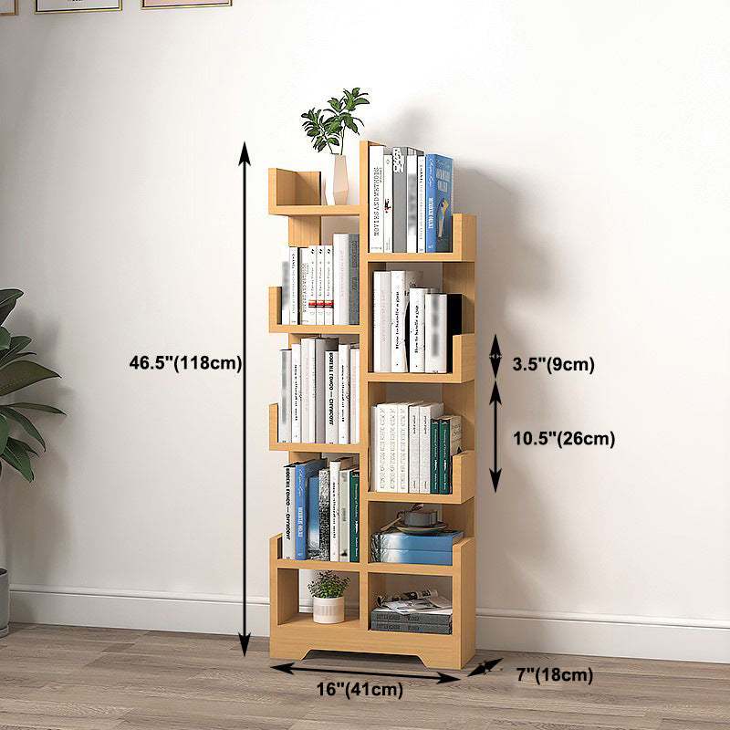 Étagère Géométrique Bois Scandinave Verticale