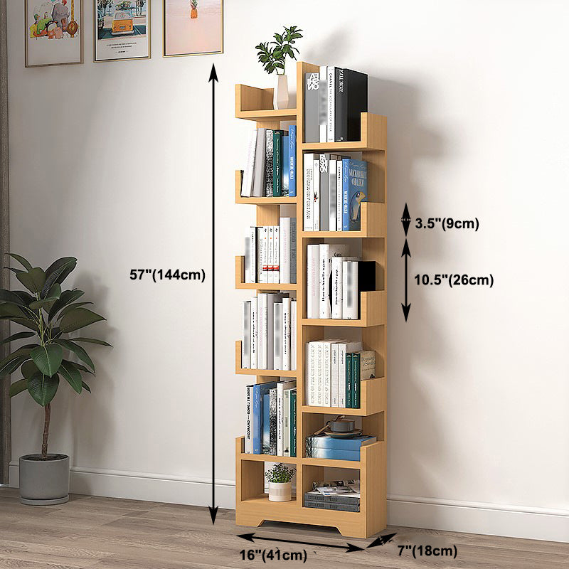 Étagère Géométrique Bois Scandinave Verticale