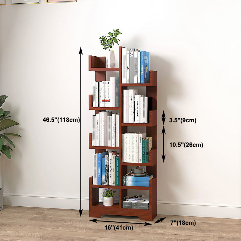 Étagère Géométrique Bois Scandinave Verticale