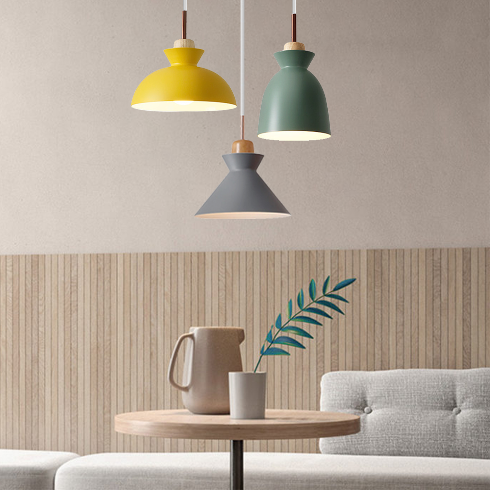 Suspension Scandinave en Bois Design Minimaliste